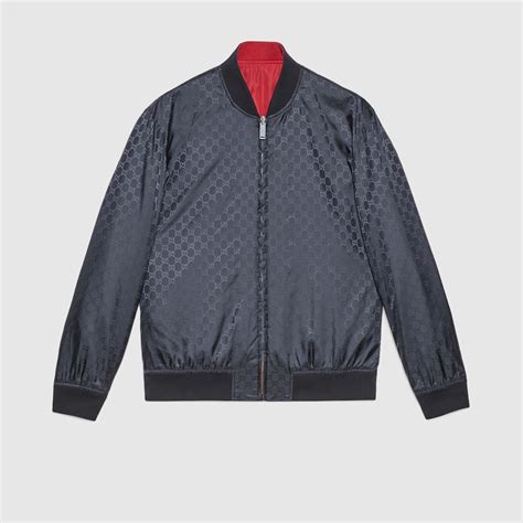 Gucci Wendbare Bomberjacke aus GG Nylon